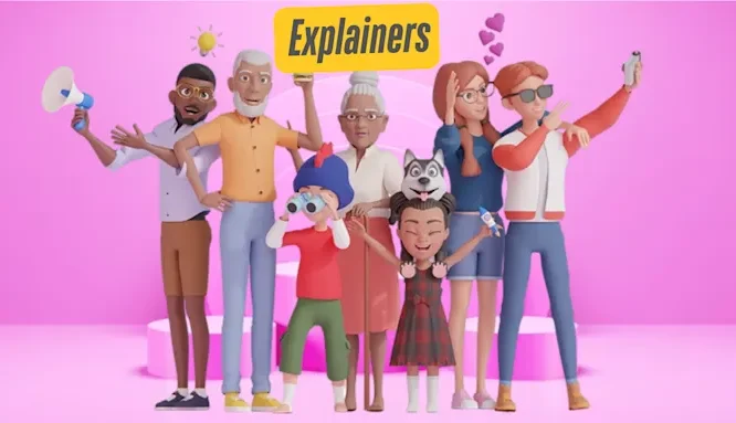 Professional 3D explainer video animation by Sher Ali Khan created using Blender — smooth, stylized visuals for brands and marketing.