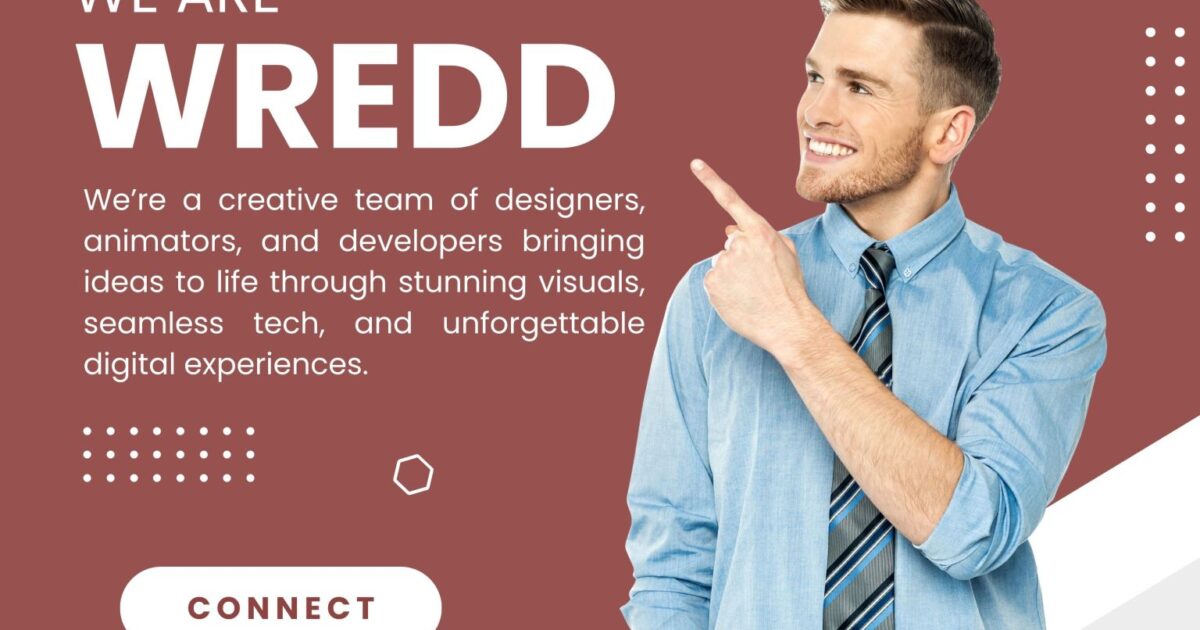 Creative team at WREDD offering animation, video editing, and branding services to elevate your brand