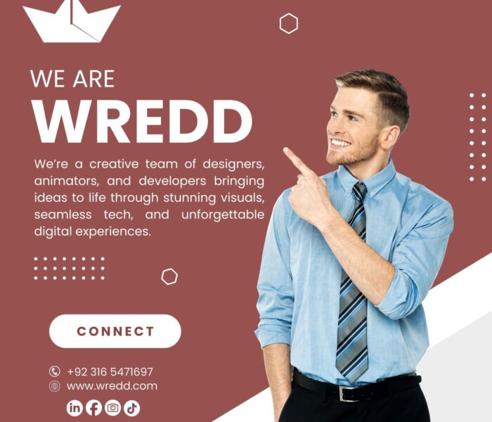 Creative team at WREDD offering animation, video editing, and branding services to elevate your brand